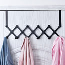RVS Deurhaak /Kapstok met 6 haken- Deurhanger Kapstok -voor Handdoek en Kleding-zwart