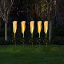 LED Zonne-energie Rieten Lamp - Decoratief Warm Licht