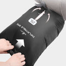 Opblaasbaar voetkussen - 3 hoogtestanden - Grijs