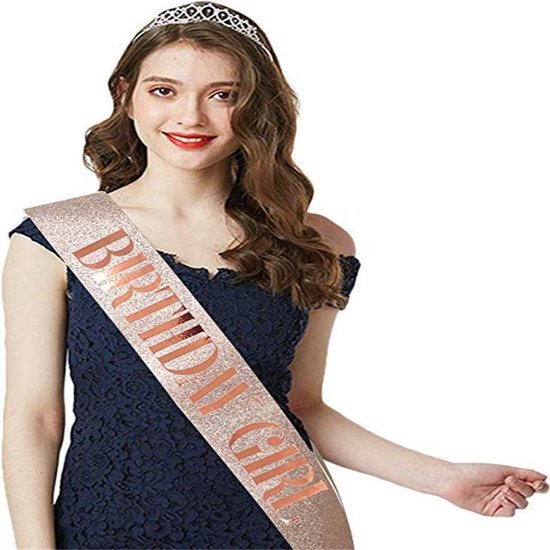 Verjaardag Sjerp en Tiara - Birthday Girl - Roségoud