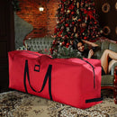 Duurzame Opbergzak - Perfect voor Kerstboom, Kleding en Dekens - Extra Stevig en Waterbestendig - Met Handgrepen voor Gemakkelijk Dragen - 162 x 36 x 74,5 cm - Stijlvol Rood
