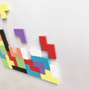 Tetris Koelkastmagneten – 40-delig Kleurrijke Puzzel