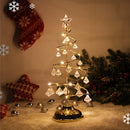 led kerstverlichting -tafellamp- kerstboom vorm lamp werkt op batterij -kerstversiering-gouden warm licht