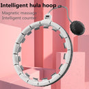 Verstelbare Fitness Hoelahoep - Hoelahoep - weighted hula hoop - Volwassenen Hoelahoeps - Wit - 2 kg
