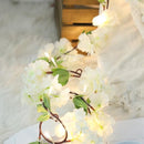 Led lichtketting wit hortensia 2 meter 20 lichts