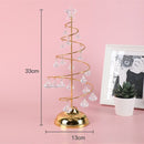 led kerstverlichting -tafellamp- kerstboom vorm lamp werkt op batterij -kerstversiering-gouden warm licht