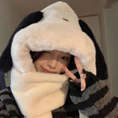 Winterse 3-in-1 Set - Warme Muts, Sjaal & Handschoenen met S