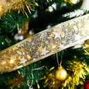 2 Stuks LED Kerstboom Licht Lint- 2m 20 Lichtjes-werkt op Batterij(incl. Batterijen) -kerstdecoratie-warm wit licht-goud