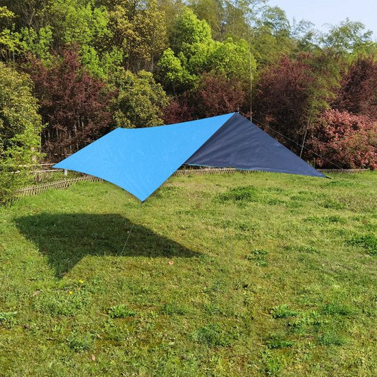 Draagbaar Waterdicht Zonnescherm 300x300cm - Hemelsblauw