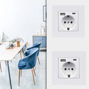 Inbouw Stopcontact met USB-A & USB-C Poort - Wit - Kinderbeveiliging