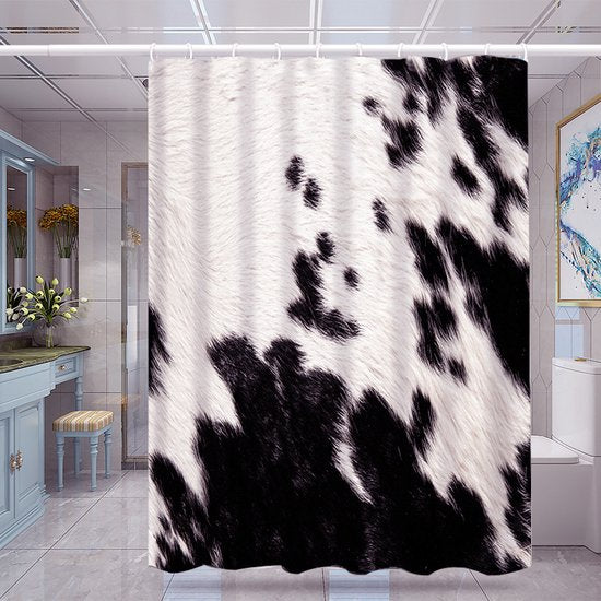 Unikorf Waterdicht Koeienhuid Douchegordijn 180x200CM