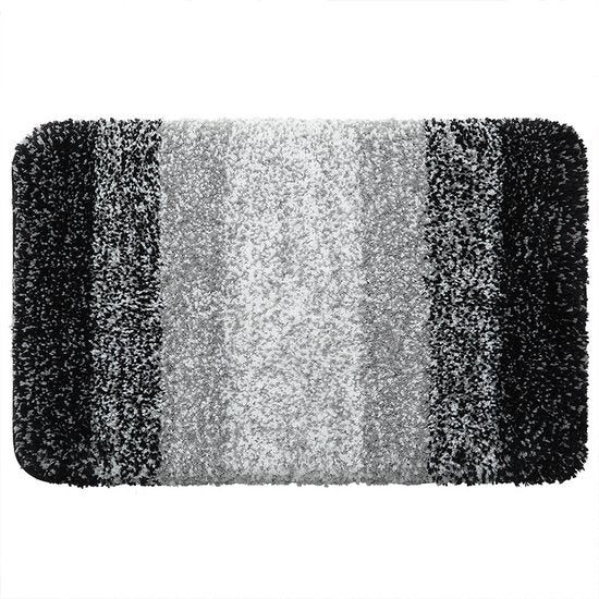 Luxe Zachte Badkamermat met Antislipontwerp en Stijlvolle Elegantie - Ultiem Comfort en Stijl in Zachtheid en Absorptie-zwart 51*76cm