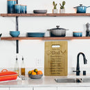 Bamboe Snij- & Serveerplank 'vaderliefde' - 28x22 cm