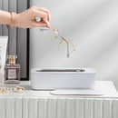 TDR - Mini ultrasoon reiniger - 360 graden reiniging, hoogfrequente trillingen, zonder schurende materialen of chemische middelen, licht van gewicht, waterreservoir met capaciteit van 350 ml