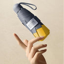 TDR Opvouwbare Windproof Paraplu UV-SPF 50+ Geel