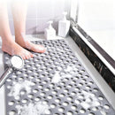 Antislipmat, Veilige en Duurzame Anti-Slip Badmat van Milieuvriendelijk TPE –grijs, 55*88cm