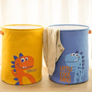 TDR - Opvouwbare wasmand -dinosaurus design -speelgoed mand - opberg mand-Met handvat -geel 35 * 45cm