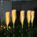 LED Zonne-energie Rieten Lamp - Decoratief Warm Licht