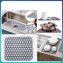 Holle gootsteen afvoermat grijs 35cm*30cm