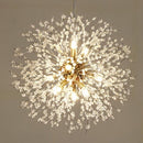 Xtraworks - Vuurwerk / Paardenbloem Kroonluchter - Goudkleurig - 50cm - Inclusief lamp peertjes / gloelampen