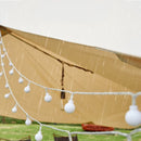 LED bal lichtsnoer warm wit 12m 100 lichtjes bal USB 8 functies afstandsbediening