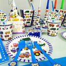 108-delige Verjaardagsfeestset Bouwvoertuig Thema Versiering