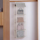 TDR - Hangende Garderobe Organizer - Opbergruimte - 4 Lagen  - beige