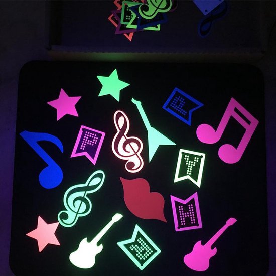 56delige-Fluorescerende  Letters  Verjaardagsballon Set