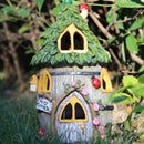 Zonne-energie lamp - Harsmateriaal - Bloemenhuisje - Krachti