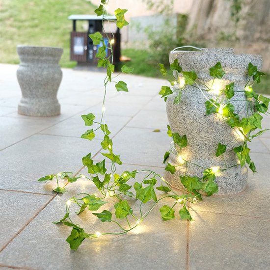 Esdoornblad Lichtslinger Zonne-energie 10m 100 Lichtjes