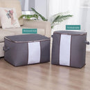 Set 4 Opbergtassen Oxford 62L - kleding/dekbed - grijs