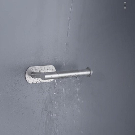 TDR - Toiletrolhouder - RVS - zelfklevend  Geen boren vereist - Zilver