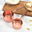 8 delig Maatbeker Set - Maatlepel Set - Complete Maatschep Set - Maatcups-koper