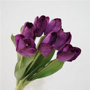 10 stuks Prachtige kunst tulp-Realistische Uitstraling - Duurzaam en Onderhoudsvriendelijk-paars