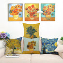 Sierkussensloop 45x45 cm - van Gogh, Vaas met Irissen