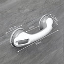 2-pack Handgrepen - 2 stuks - met zuignappen - verrijdbare leuningen - veiligheidsgrepen - badkamerstandaards - douchegrepen - veiligheidsbeugel - voor senioren en gehandicapten ondersteuning in toilet - Kastgrepen, glazen deuren, ramen