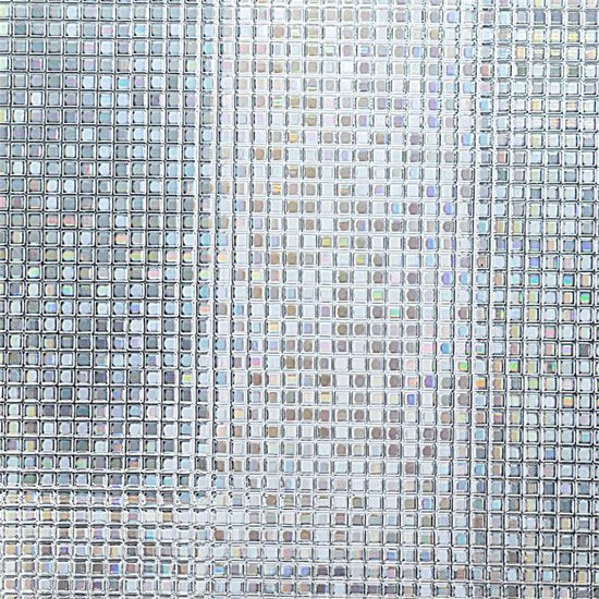 Statische lijmvrije glasfolie 3D schaal-Anti inkijk-Zelfklevend-Zonwerend- Schub - 90x200CM
