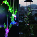 windgong - prachtige set van kolibries / hummingbirds die s 'avonds een mooie licht effect geeft.
