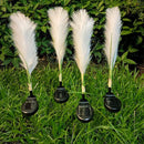 LED Zonne-energie Rieten Lamp - Decoratief Warm Licht