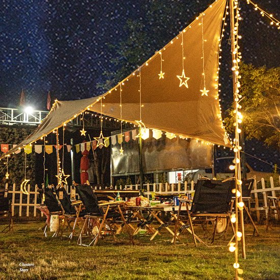 Sterrenhemel LED Lichtketting 1.5M Warm Licht 8 Modi 220V