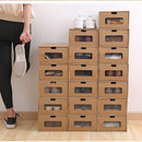 5 Stuks Kartonnen schoenen opbergdoos - vouwbaar - 35cmx23.5