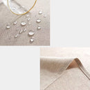 Unikorf Waterdicht Tafelkleed Beige 140x200 - Afwasbaar