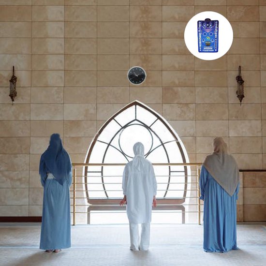 Interactieve Educatieve Gebedsmat - Islamitisch Blauw 111x71