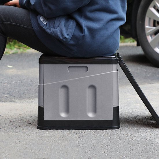 Opvouwbaar toilet- Camping Toilet -grijs (inclusief 12 sets accessoires)