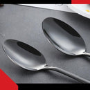 Roestvrijstalen bestekset 24-delig met koffer - zwart