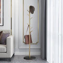 Vrijstaande Boomtak Kapstok met Geüpgrade Leistenen Voet - S