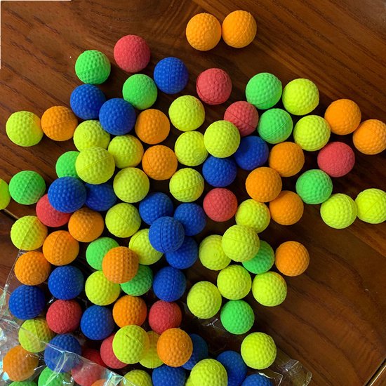 100 stuks ballen geschikt voor Nerf Rival - 100% geschikt voor Nerf Rival Blasters - Verschilende