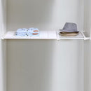 Verstelbaar opbergrek met uitschuifbare separator, kledingka