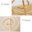 Xtraworks- Minimalistische Bureaulamp Muzieknoot Goud