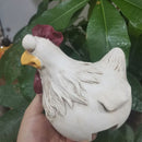 3-delige tuindecoratie kippen-Creëer een levendige sfeer in